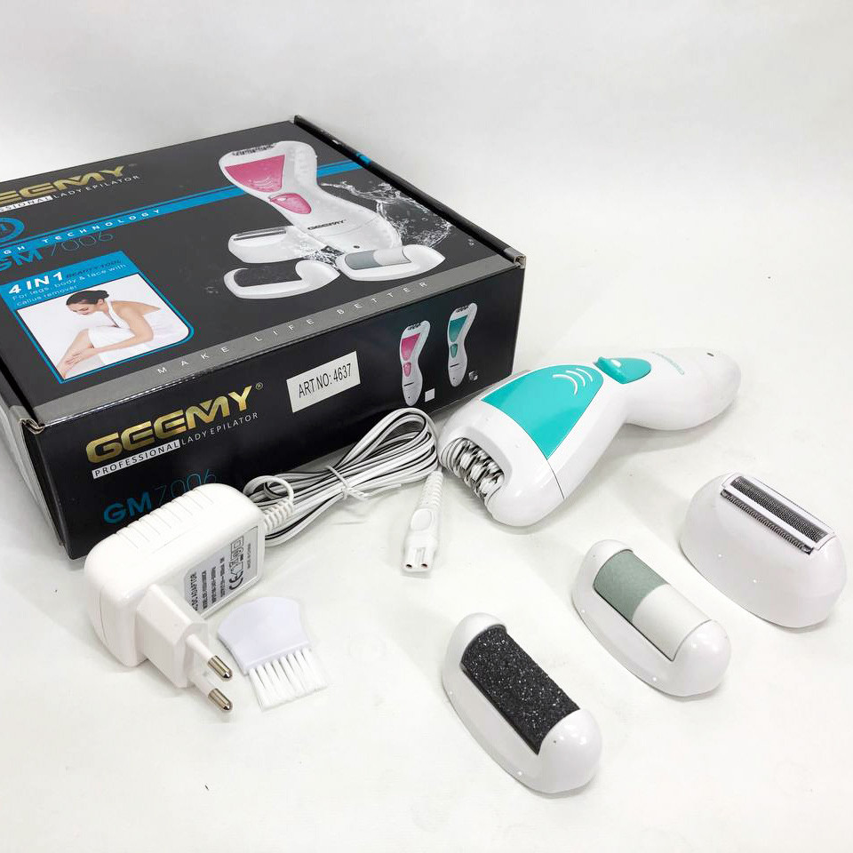 Прибор для удаления мозолей на ногах Gemei, Пилка для педикюра ног Электрический эпилятор пилка ZI-24 Львов - изображение 2