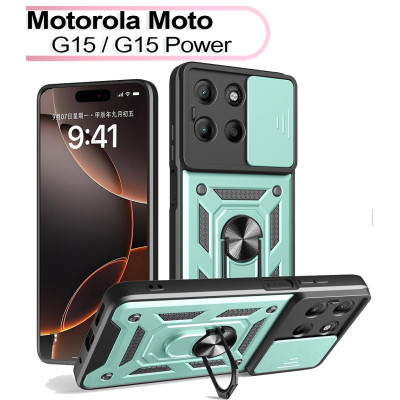 Чехол для мобильного телефона BeCover Military Motorola Moto G15 / G15 Power Dark Green (713532) Винница - изображение 1