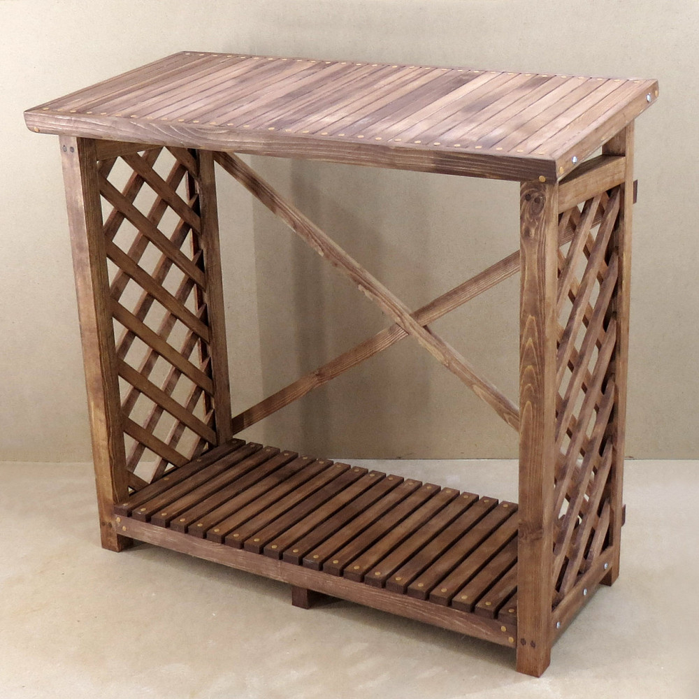 Дровница деревянная 