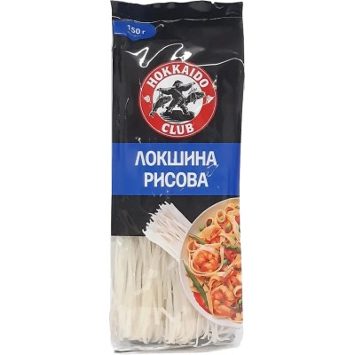 Макароны Hokkaido Club Вермишель Лапша рисовая 150 г (4820172443384) Винница - изображение 1