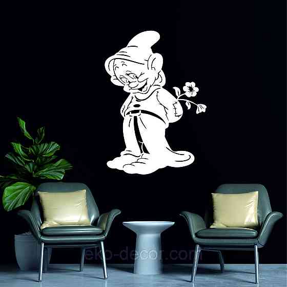 Декоративное настенное Панно «Гномик», Декор на стену 70*49 см Киев