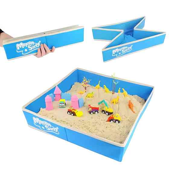 Пісок кінетичний для дітей “Парк динозаврів”, маса для ліплення набір для творчості з формами для ліплення Кам'янець-Подільський