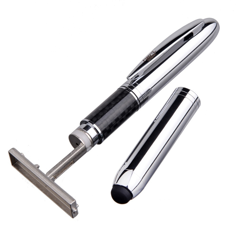 Ручка стилус з штампом Promesa, сріблястий корпус Киев - изображение 2