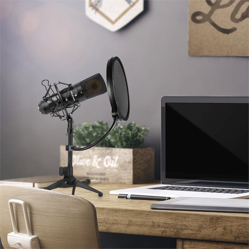 MIC-920B Комплект USB-мікрофонів V2, конденсаторний мікрофон, мікрофонна підставка, захист від зламування Рівне - фото 2