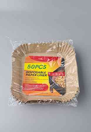 Бумажная форма для аэрогриля 20×4,5 см, одноразовая, 50 шт в упаковке, пергаментная для запекания Харьков