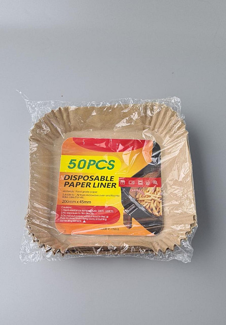 Паперова форма для аерогриля 20×4,5 см, одноразова, 50 шт в упаковці, пергаментна для запікання Харків - фото 2