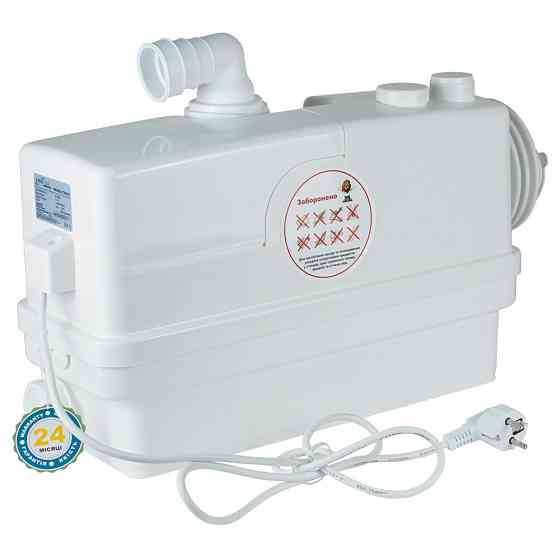 Станція каналізаційна 0.6кВт Hmax 8.5м Qmax 110л/хв 3 входу + боковий вхід 90мм LEO 3.0 WC601В (776916) Рівне