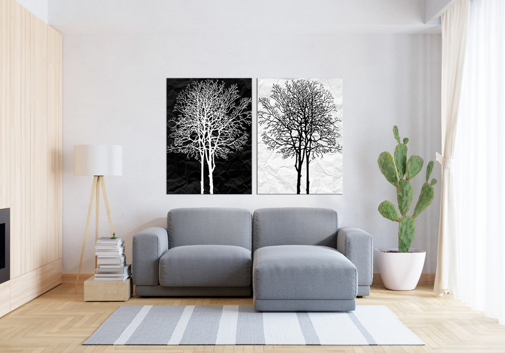 Модульная картина в гостиную / спальню  Дерева  TLV-2_048 70x102 см Киев - изображение 3