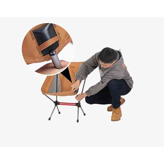 Стул складной ультралегкий Naturehike Stellaluna L01 CNK2350JJ017, оранжевый Киев