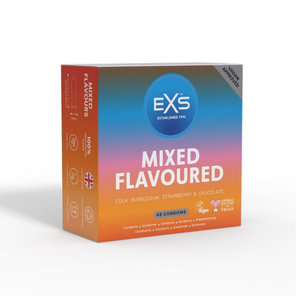 Презервативы 48 SZT. EXS MIX FLAVOURED Sex Aura Киев - изображение 1