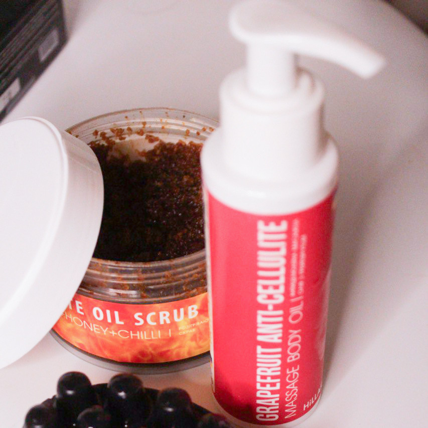 Антицеллюлитный массажный набор + Разогревающий скраб для тела Hillary Киев - изображение 3