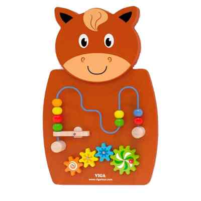 Развивающая игрушка Viga Toys Бизиборд Лошадка с лабиринтом (50678FSC) Винница