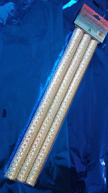 Серпантин стик 3 штуки 35см разноцветный Киев - изображение 3