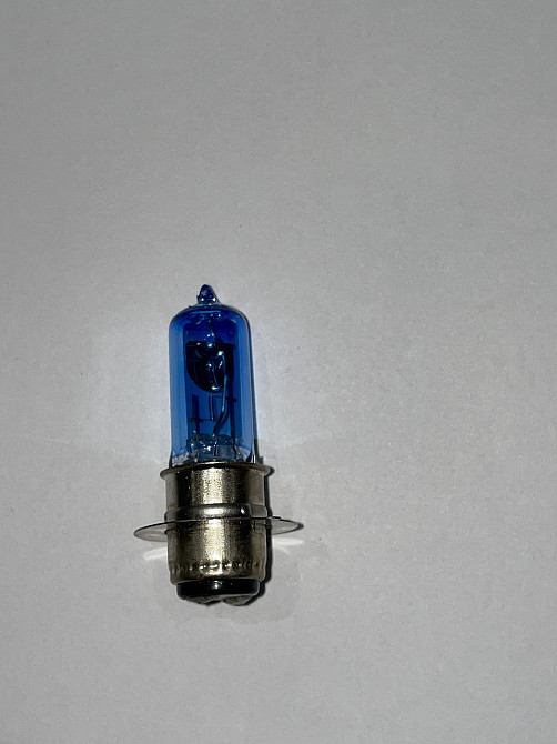 Лампа P15D-25-1 (1 ус) 12V 35W/35W (синяя) Мукачево - изображение 1