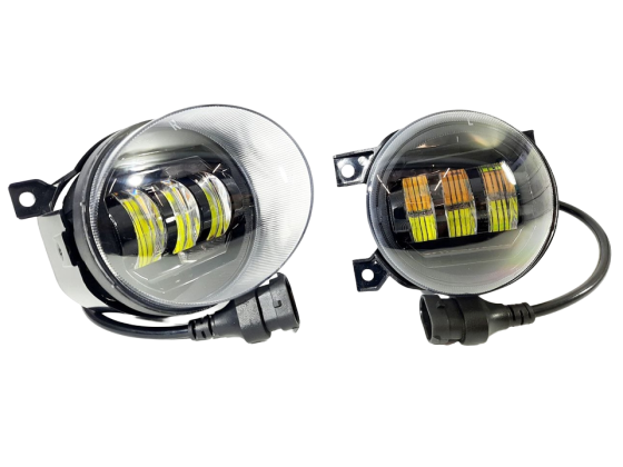 Комплект протитуманних LED фар StarLight Volkswagen VW T5/Jetta 6/Golf 6/Touareg/Tiguan/Caddy жовте/біле світло 40W ПТФ FOG Харків