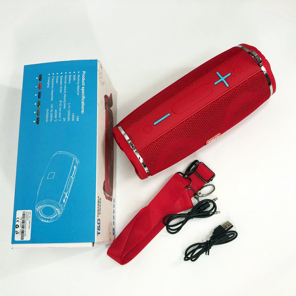 Колонка з підсвічуванням і зарядкою TG642, Портативна акустична bluetooth колонка NQ-94 Львів - фото 13