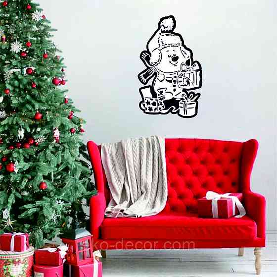 Декоративне настінне Панно «Сніговик», Декор на стену Київ