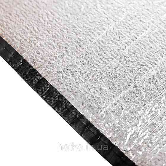 Підстилка під намет 195х143 см алюмінієва плівка вологостійка підстилка кемпінг з фольгованим покриттям Київ