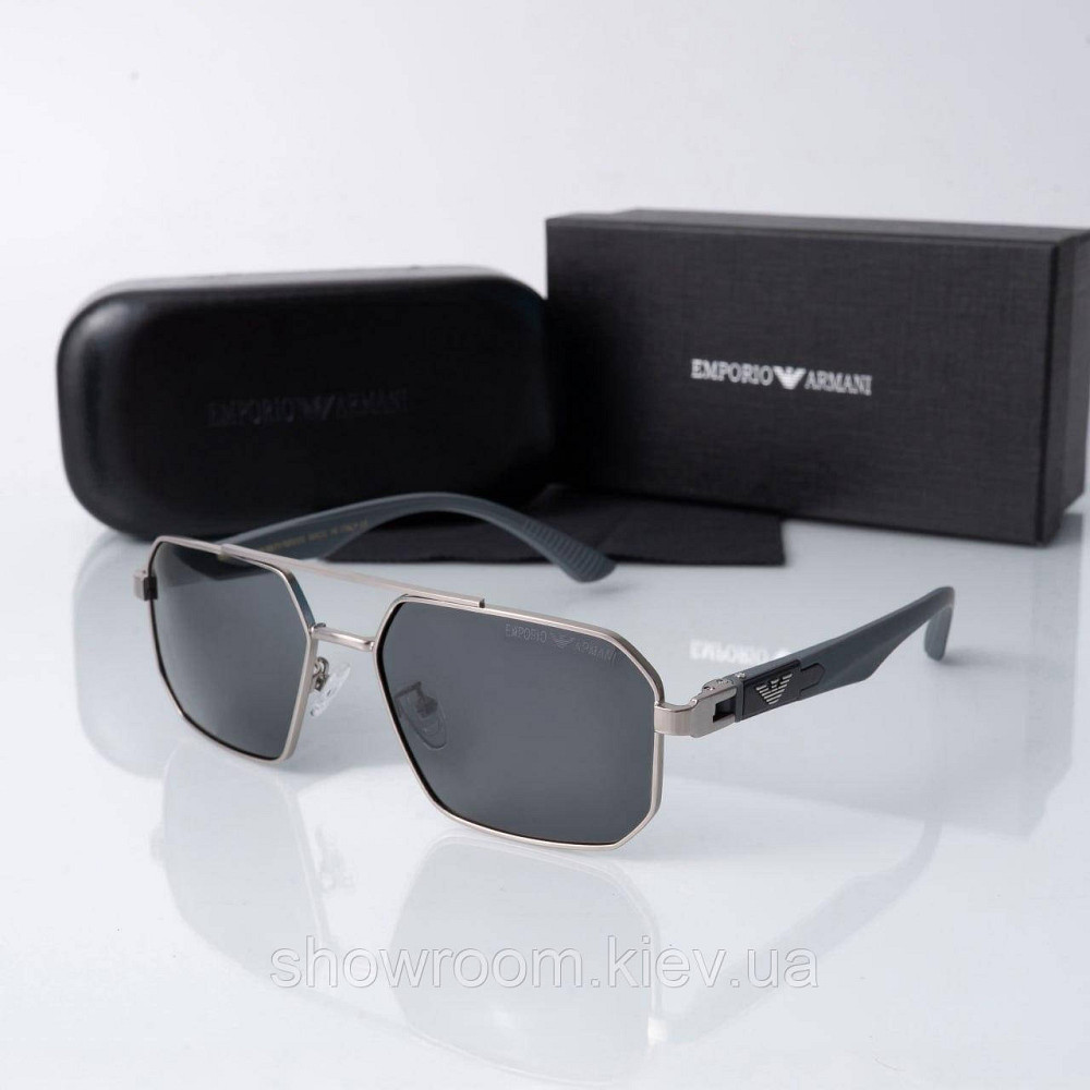 Брендові чоловічі окуляри з поляризацією Armani (2044) Київ - фото 1