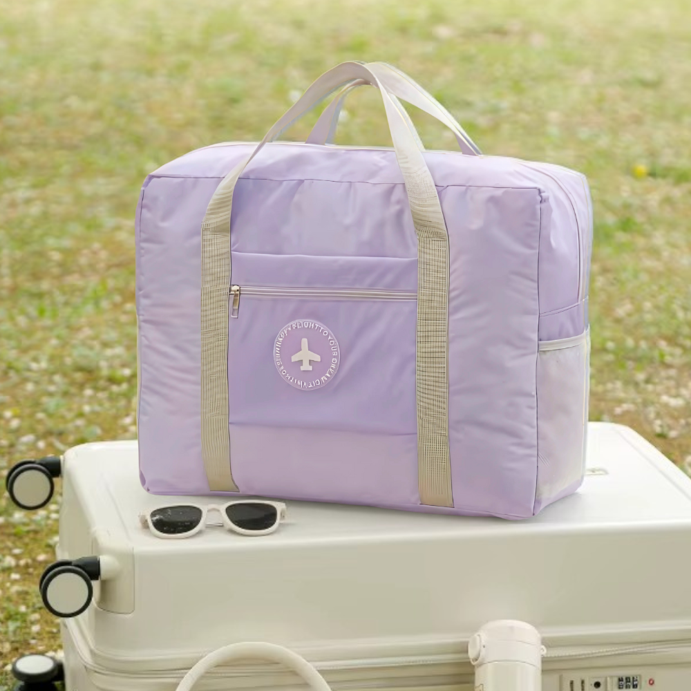 Сумка для подорожей, дорожня, портативна сумка для одягу, речей з відсіком для аксесуарів фіолетова Кам'янець-Подільський - фото 1