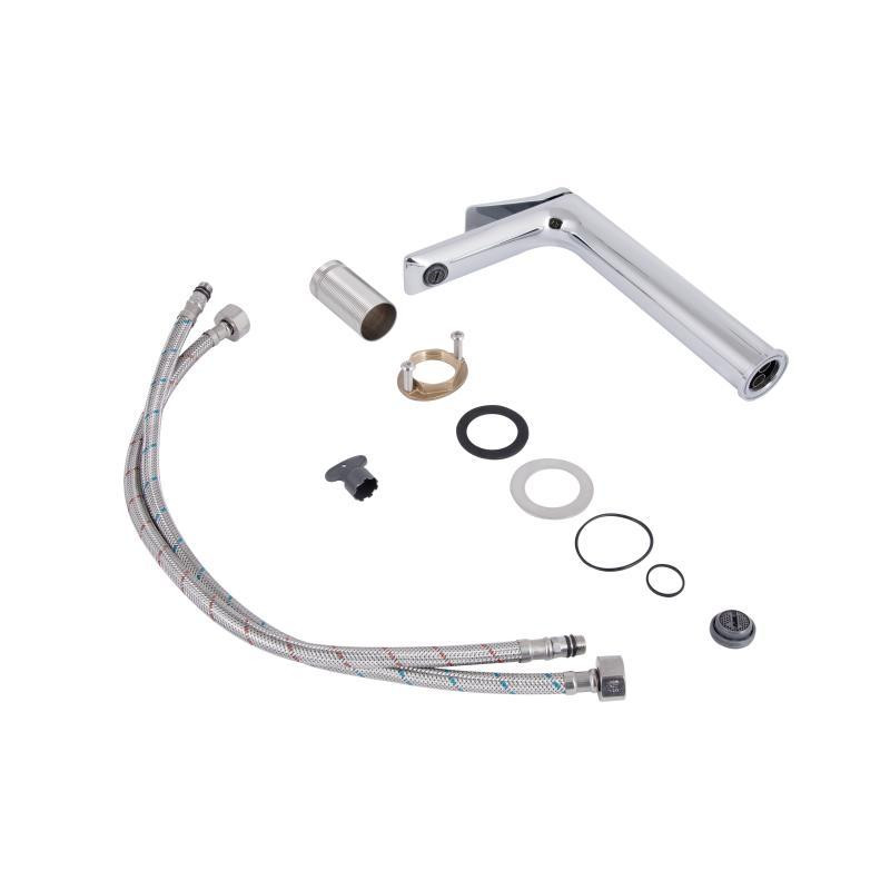 Смеситель для раковины Qtap Presto QTPRE269CRM45572 (k35), однорычажный, высокий, Chrome Харьков - изображение 4