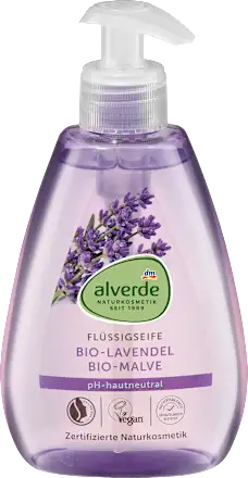 Alverde NATURKOSMETIK Flüssigseife Lavendel Malve Рідке мило лаванда мальва 300 ml Львів