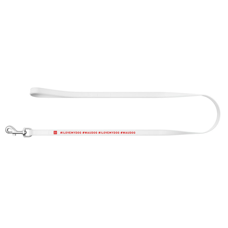 Повідець для собак шкіряний WAUDOG Design, малюнок "я люблю свою собаку", L-XXL, Ш 25 мм, Дов 1 Коломыя - изображение 3