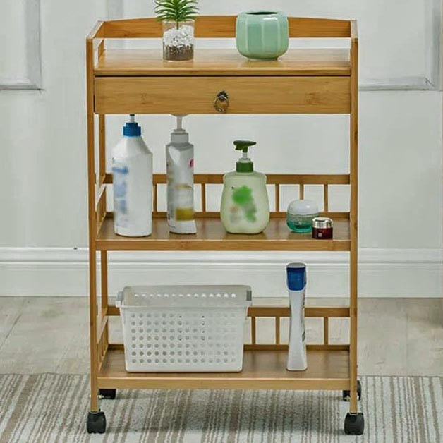 Етажерка для ванної на коліщатах "Файет" сієна Миколаїв - фото 1