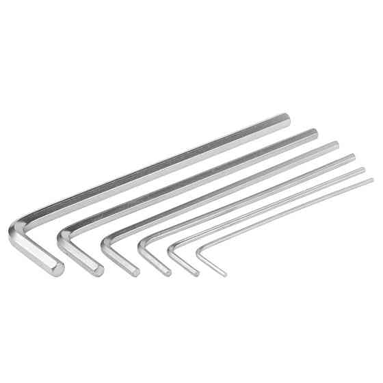 Ключи шестигранные 9шт 1.5-10мм CrV (средние) GRAD (4022085) Ровно