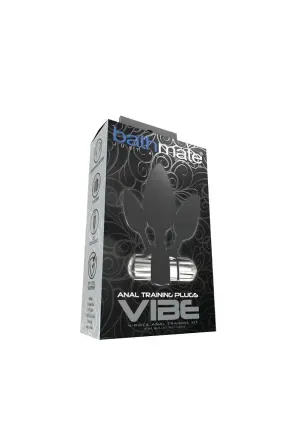 Набір анальних вібропробок Bathmate Anal Training Plugs VIBE, діаметр 2,5 см - 3,1см - 3,8см Львів