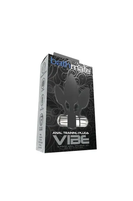 Набір анальних вібропробок Bathmate Anal Training Plugs VIBE, діаметр 2,5 см - 3,1см - 3,8см Львів - фото 5