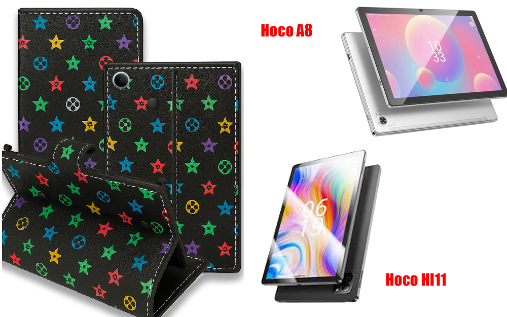 Книжка-трансформер для планшета Hoco A8, Hoco Hi11, колір Black Lyi Black Київ - фото 1