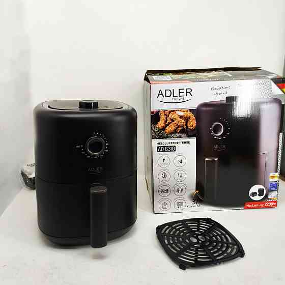 Безмасляная фритюрница с таймером Adler AD 6310 2200Вт 3Л, Фритюрница мультипечь для картофеля фри HD-32 Львов