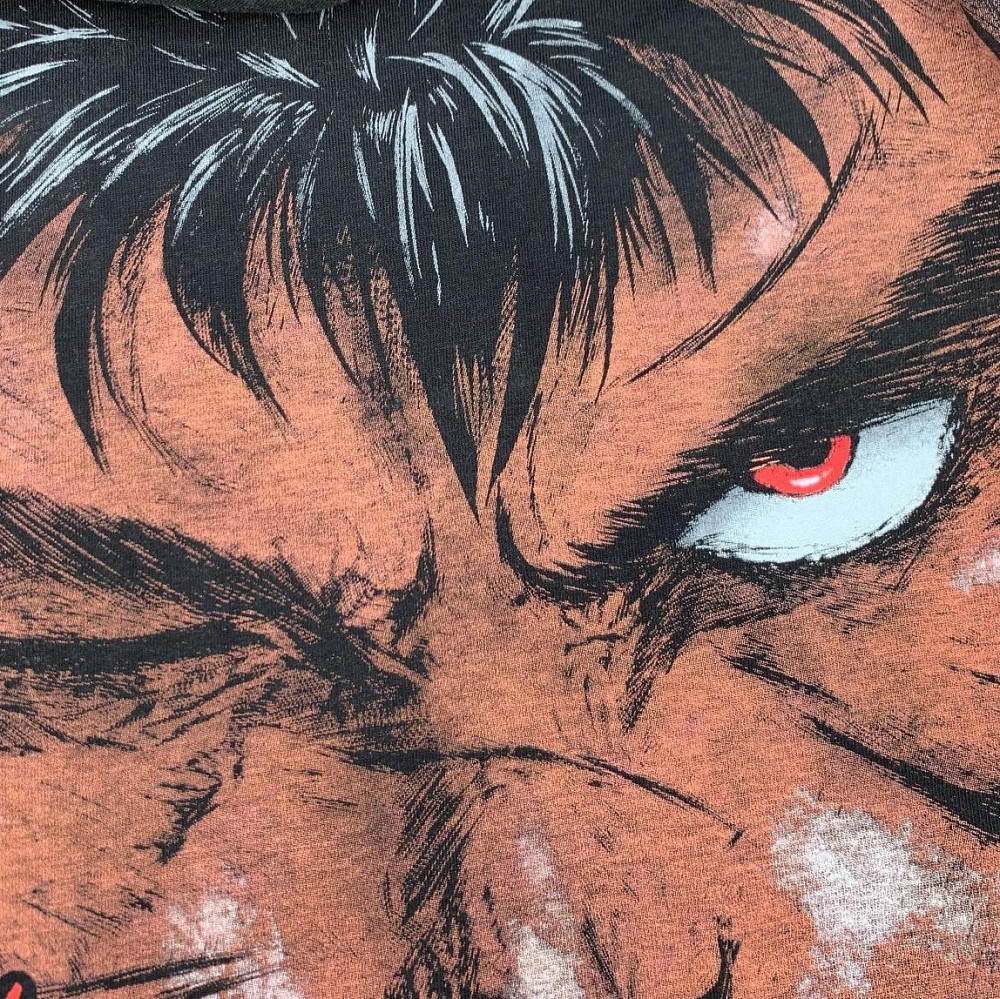 Футболка для мальчика с принтом аниме Берсерк Гутс Доубле Сидед оверсайз (рост от 165 до 180 ) Черний Днепр - изображение 4