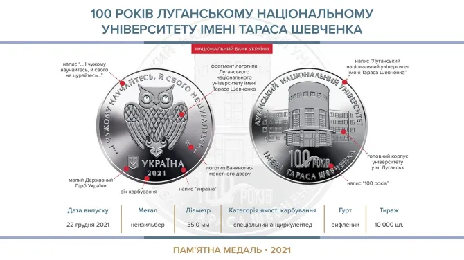 100 років Луганському національному університету Шевченка 2021 Полтава - фото 1
