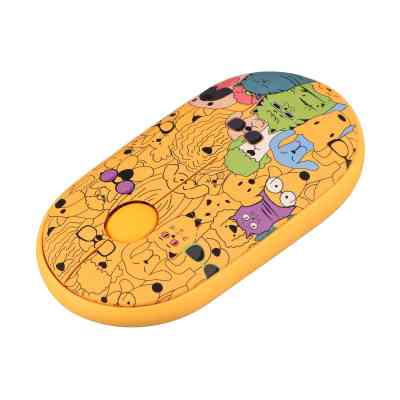 Мышка 2E MF300 PETSCATS&DOGS Silent Wireless/Bluetooth Yellow (2E-MF300WPETSYW) Винница