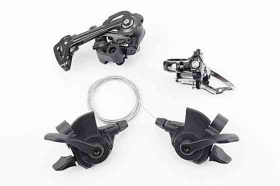 Комплект перемикання (групсет) 2x9 швидкостей, чорні A5, 4 деталі Київ