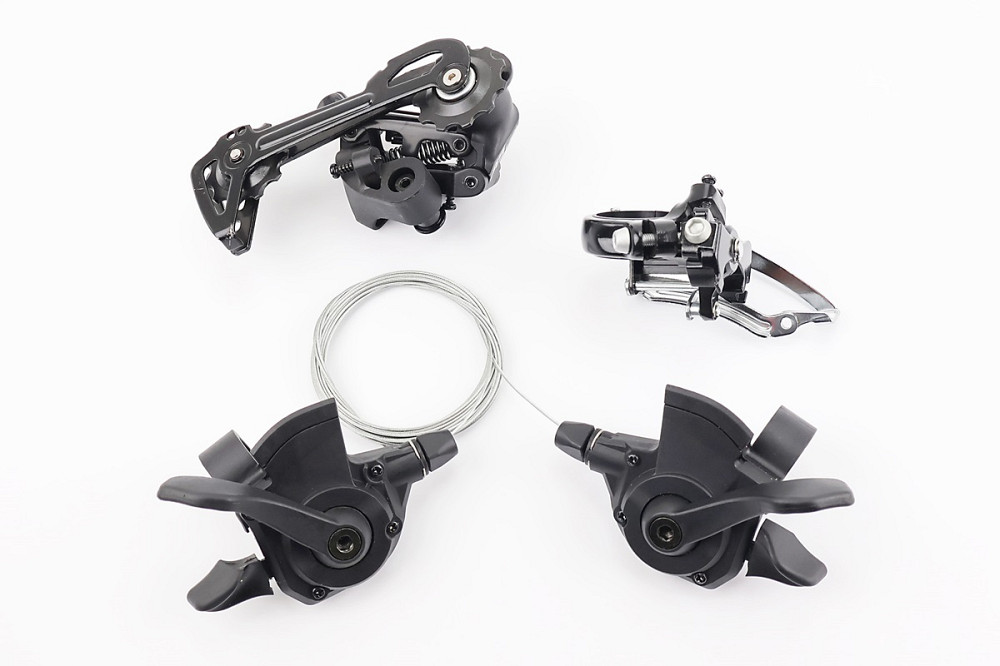 Комплект перемикання (групсет) 2x9 швидкостей, чорні A5, 4 деталі Київ - фото 2