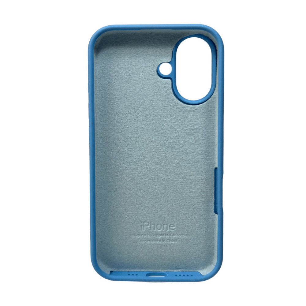 Чохол для смартфона Silicone Full Case AA Open Cam for Apple iPhone 16 49,Cornflower Киев - изображение 2