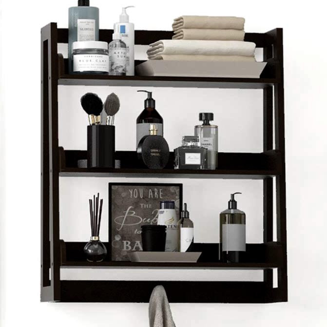 Полиця для ванної "Бамберг 50" венге Миколаїв - фото 1