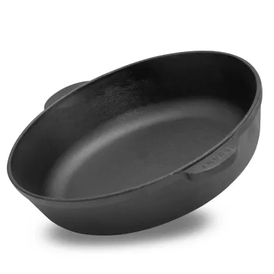 Сковорода Brizoll Monolith чавунна зі скляною кришкою 260х60 мм (M2660U-6) Винница