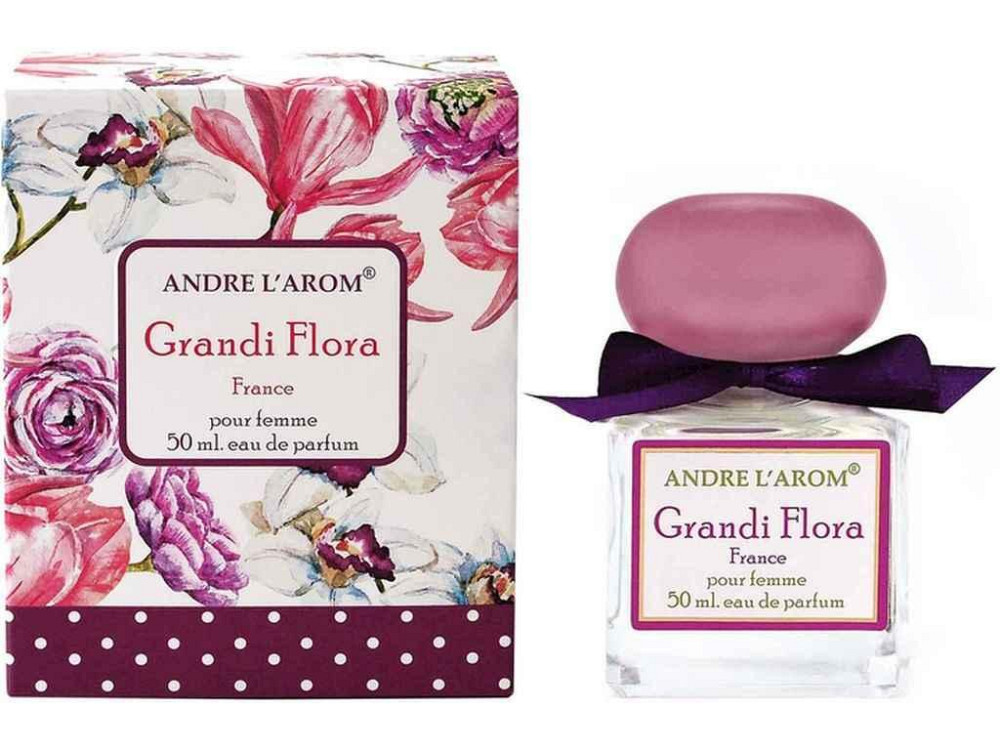 Парфумована вода для жінок 50мл Lovely Fleurs GRANDI FLORA ТМ ANDRE LAROM Київ - фото 1