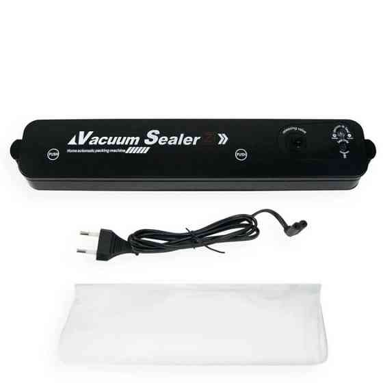 Кухонний вакууматор для їжі VACUUM, Вакууматор для упаковки готових продуктів, Надійний вакуматор FB-20 Львів