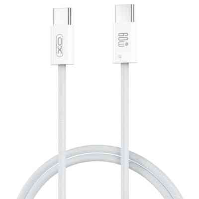 Дата кабель USB-C to USB-C 1.0m 60W white XO (NBQ273_C_White) Винница