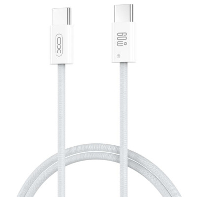 Дата кабель USB-C to USB-C 1.0m 60W white XO (NBQ273_C_White) Винница - изображение 1