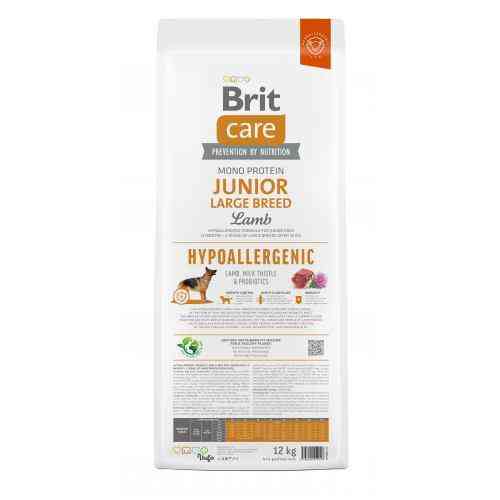 Сухой корм Brit Care Dog Hypoallergenic Junior Large Breed для молодых собак больших пород, гипоаллергенный с ягненком, 12 кг Киев