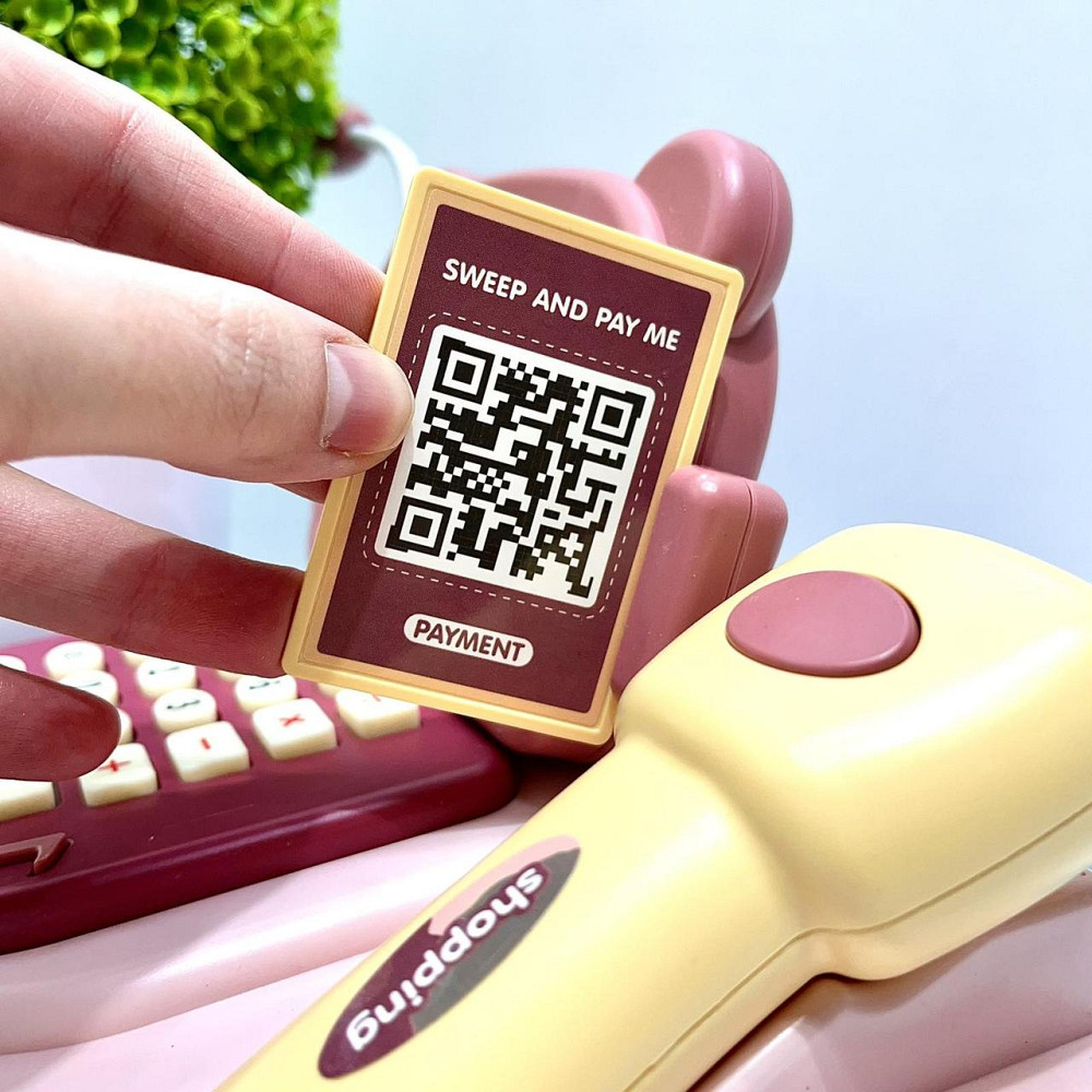 Касовий апарат дитячий зі сканером мікрофоном підсвічування звук продукти ( 6763 A) Чернігів - фото 8