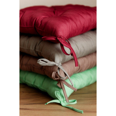 Подушка на стілець Прованс Фібра бордо 40х40 см (029611) Вінниця - фото 5