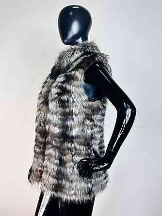 Жилетка хутряна жіноча з чорнобурки Сірий 48 Харків