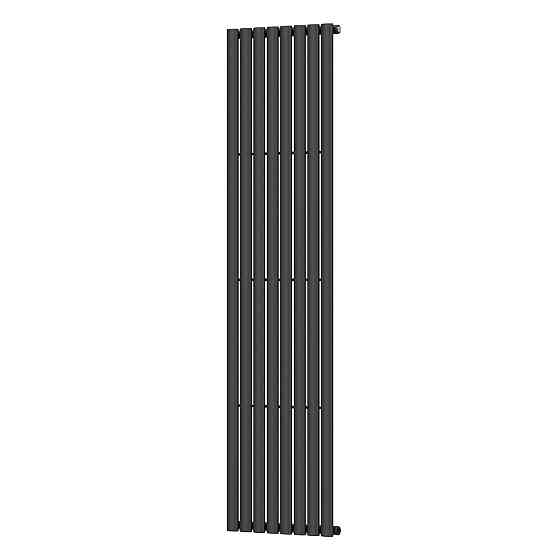 Вертикальный радиатор Ellipse 480х1800-8, anticor, черный муар Киев
